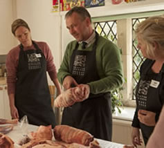 Meat cookery class South West England